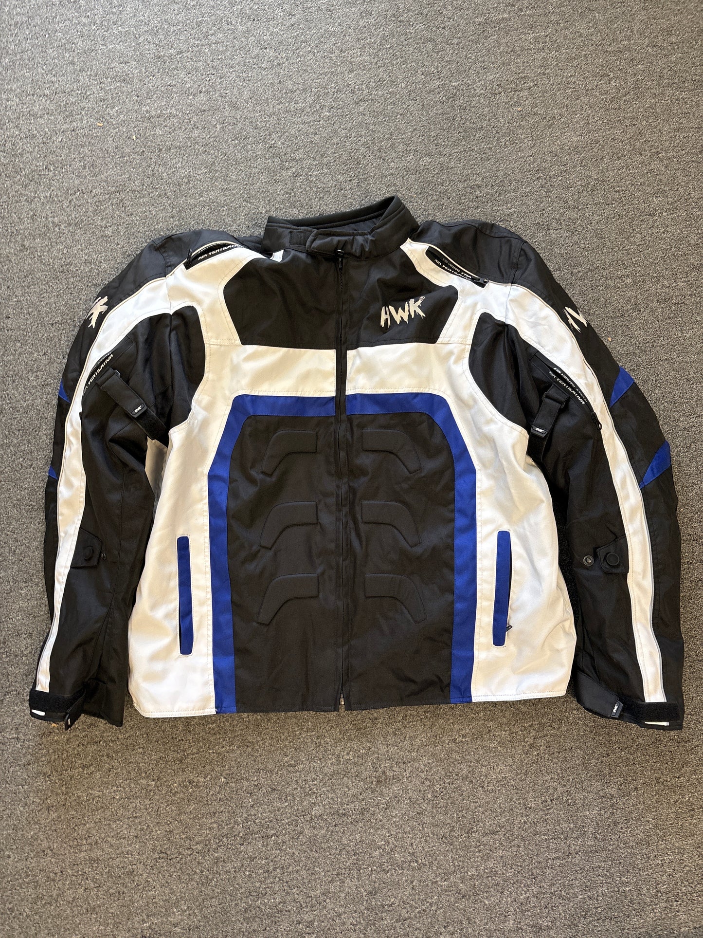 HWK Spyder Motorcycle Jacket 4XL blue