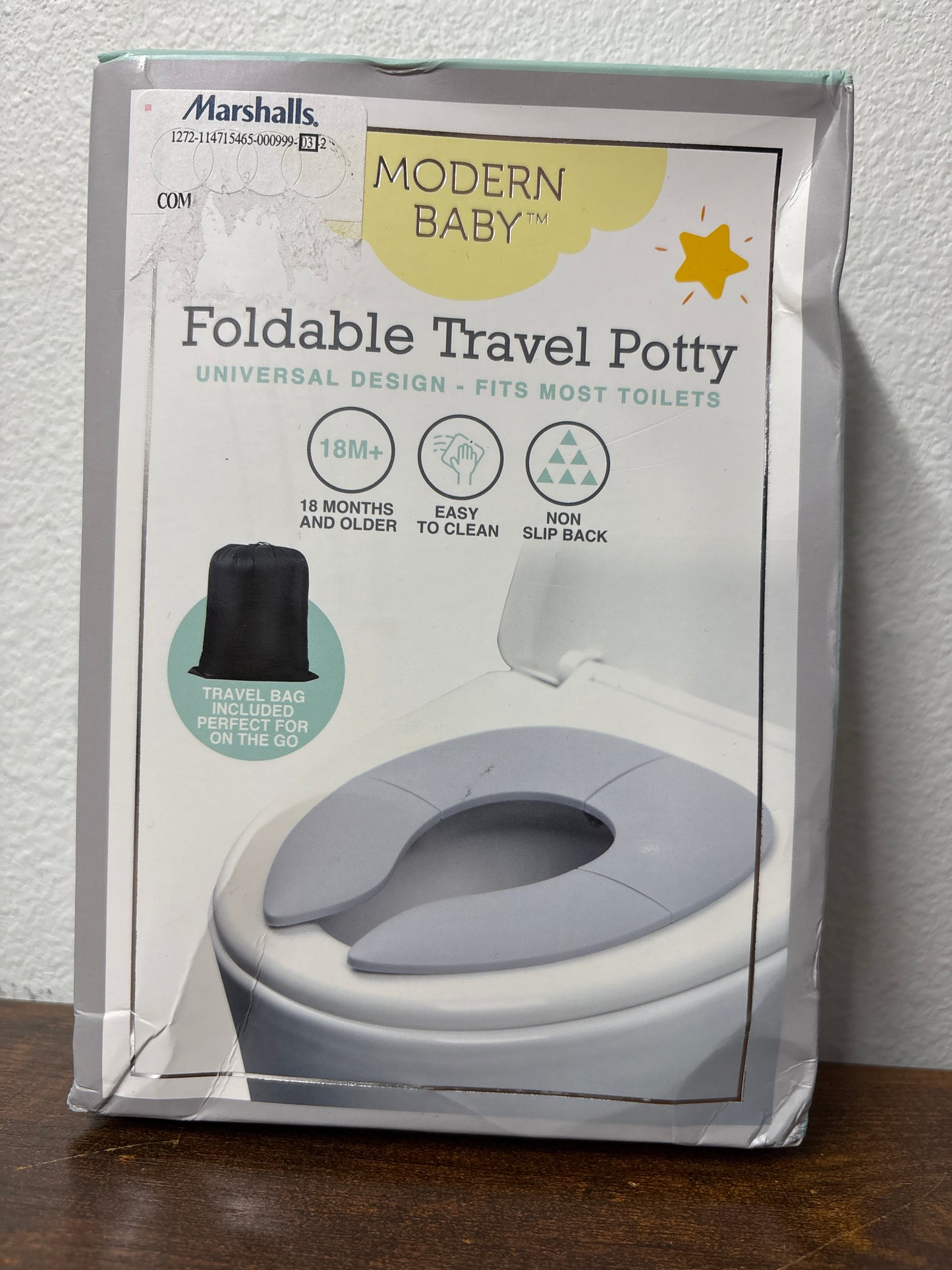 Foldable travel potty