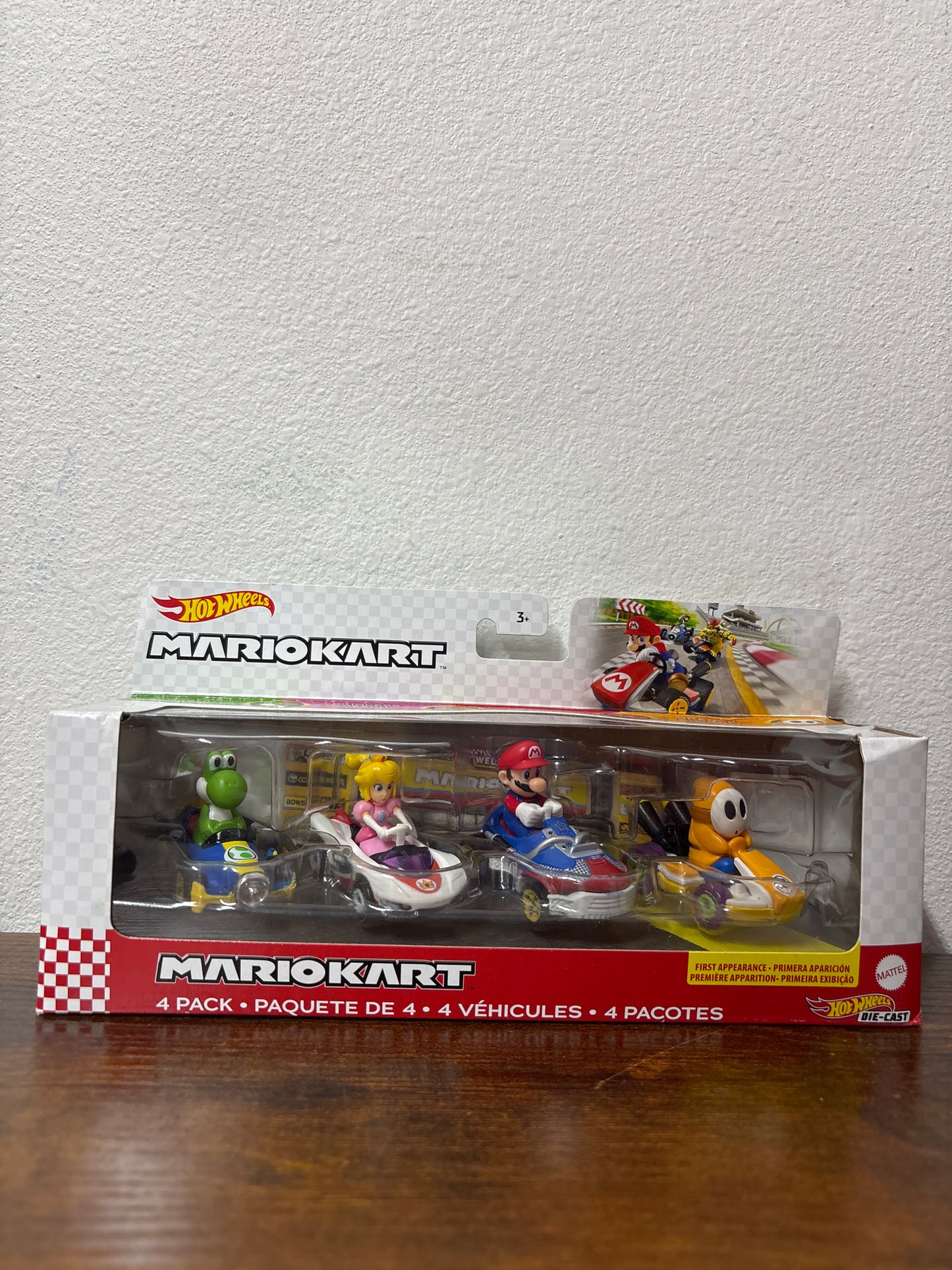 Hot wheels Mario kart 4 pack