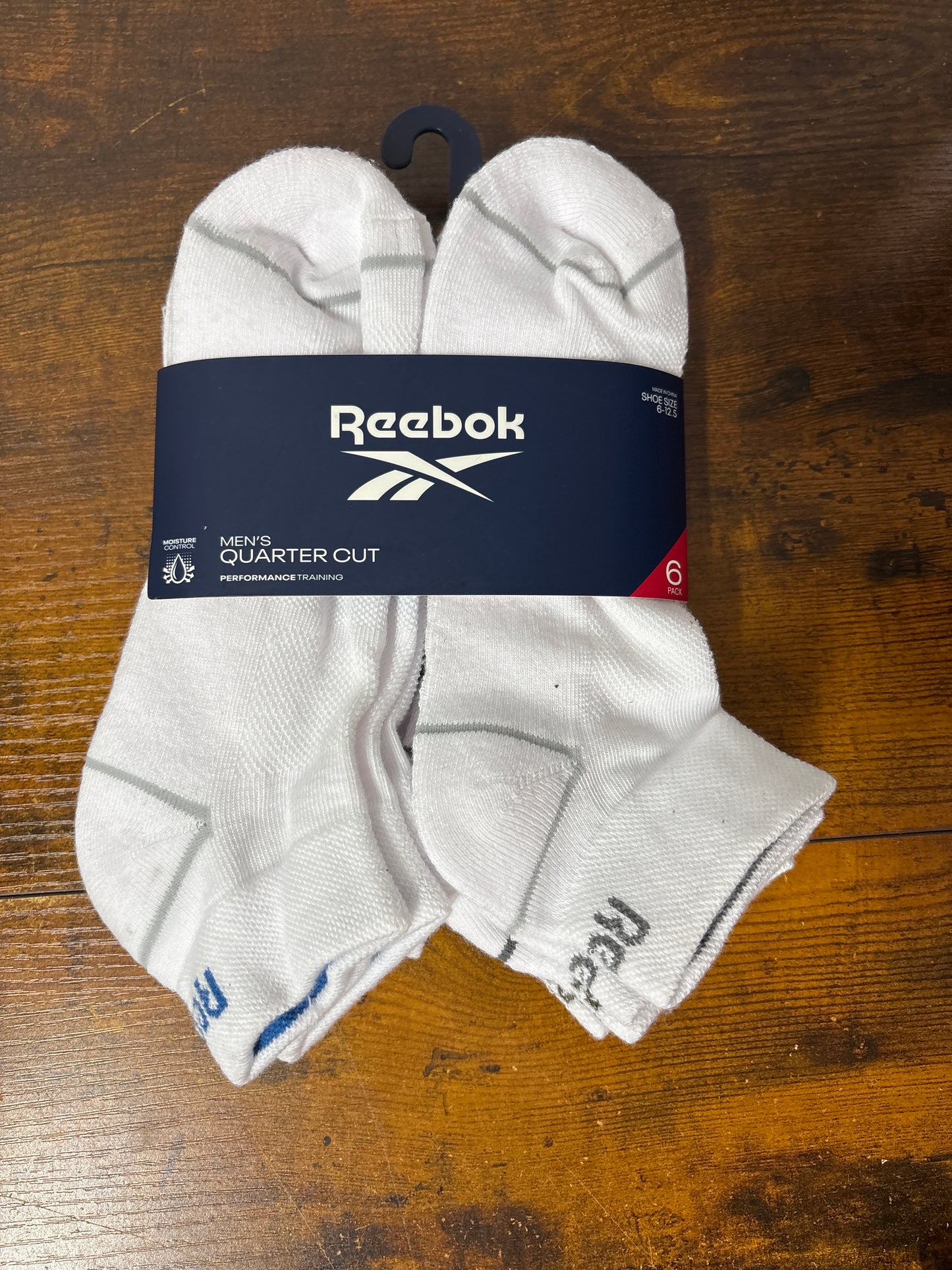 Reebok kit meia 6 pairs men's