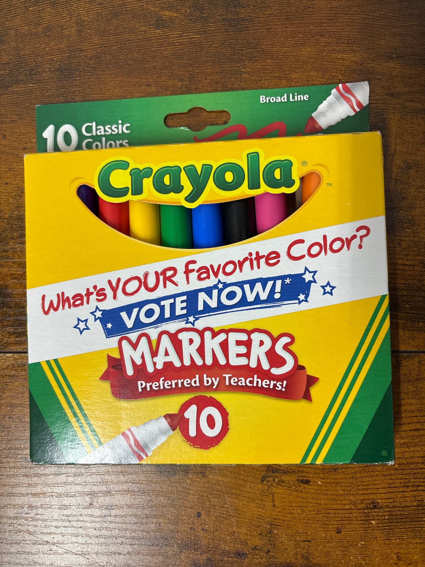 Crayola Markers com 10 unidades