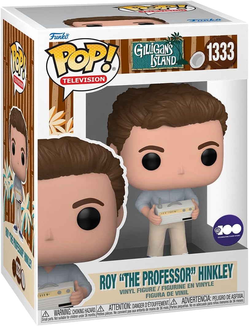 Funko Pop! TV: WB 100 - Gilligan’s Island, Roy The Professor Hinkley with Radio