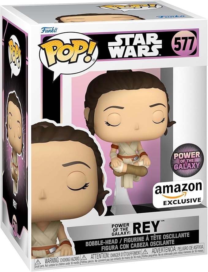 Funko Pop Star Wars Power of The Galaxy Rey Vinyl Bobblehead