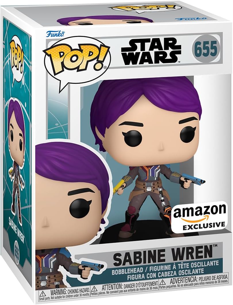 Funko Pop! Star Wars: Ahsoka - Sabine Wren Glow in The Dark 655