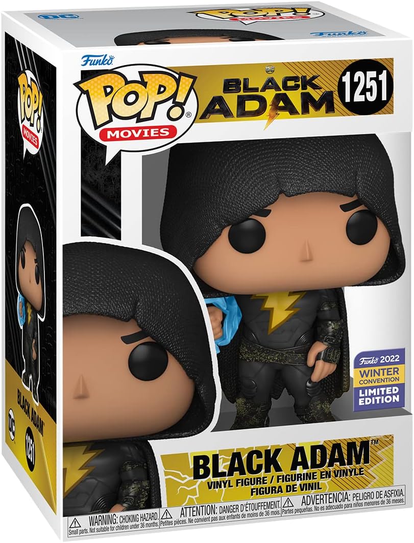 Funko Pop! Movies: Black Adam - Black Adam, Winter Convention Exclusive 1251