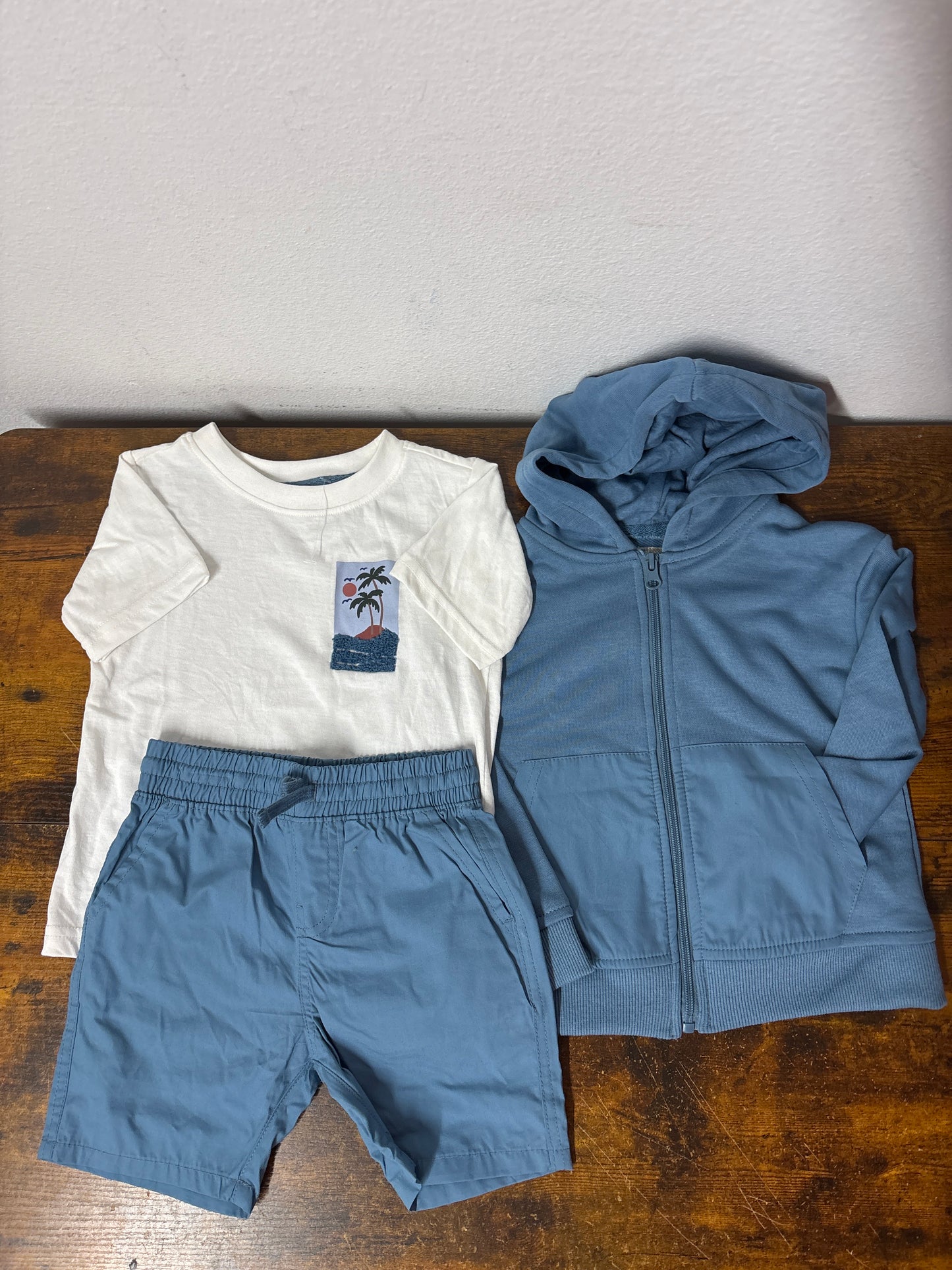 Stitch e stone conjunto tam 3 anos 3pcs set