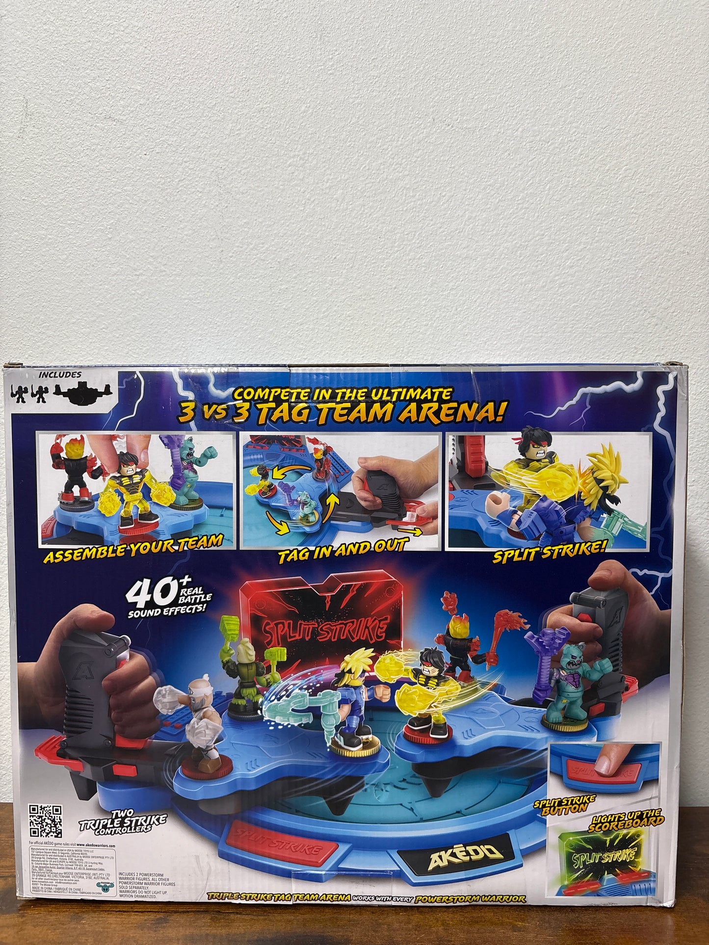 Akedo power storm triple strike tag team arena