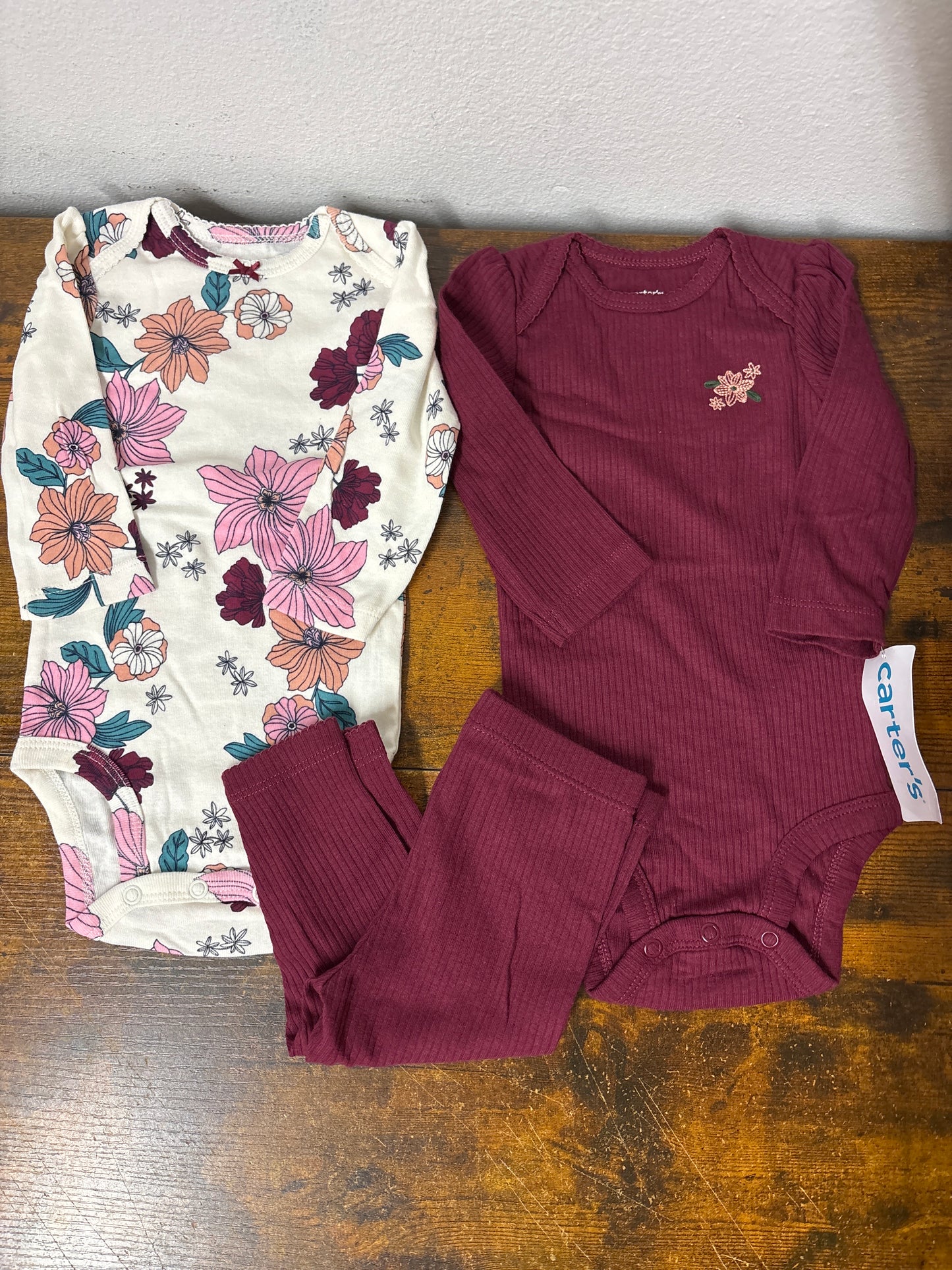 Kit Carter’s tam 6 meses 3pcs