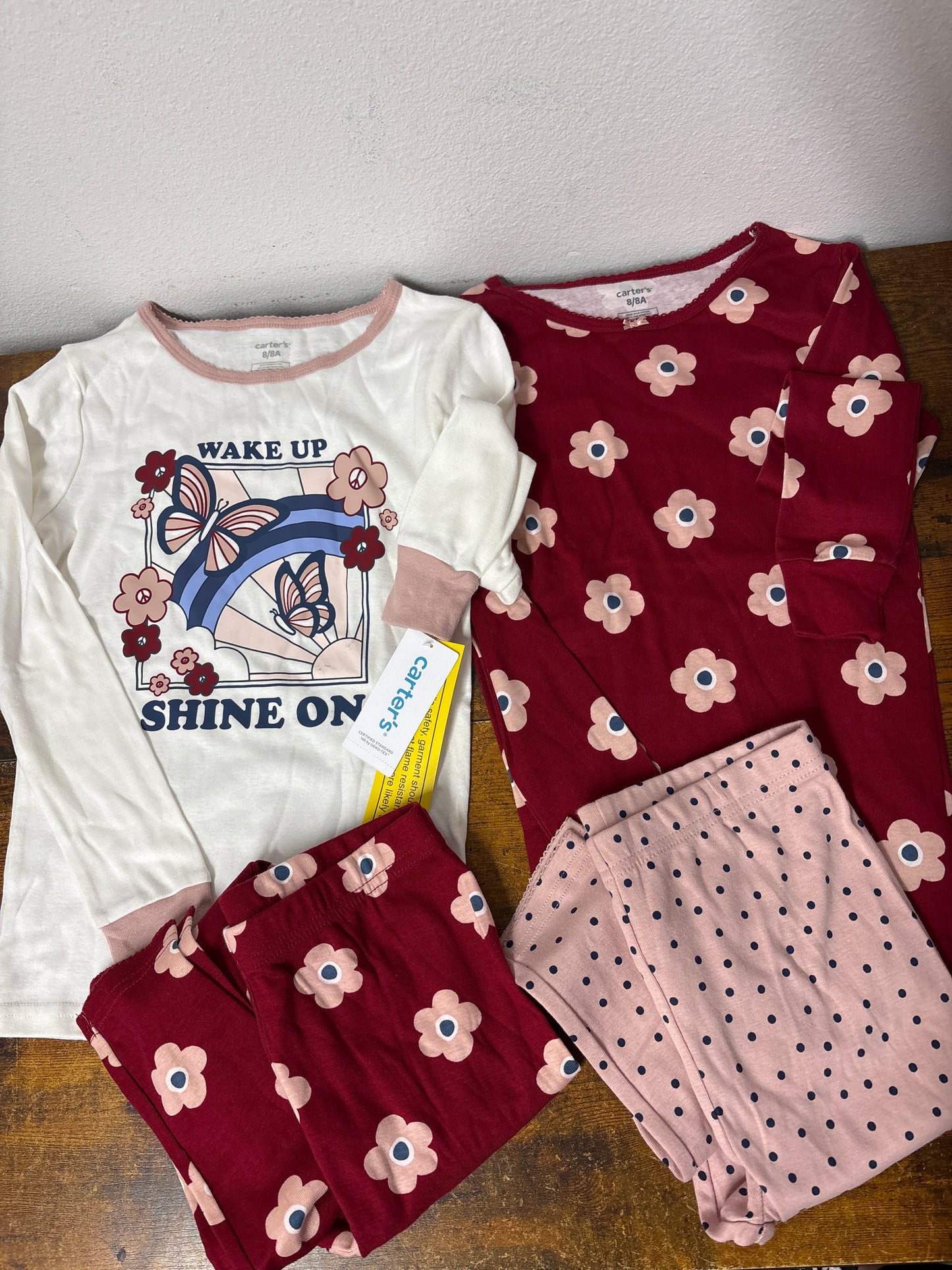 Pj 4pcs Carter’s tam 8 anos