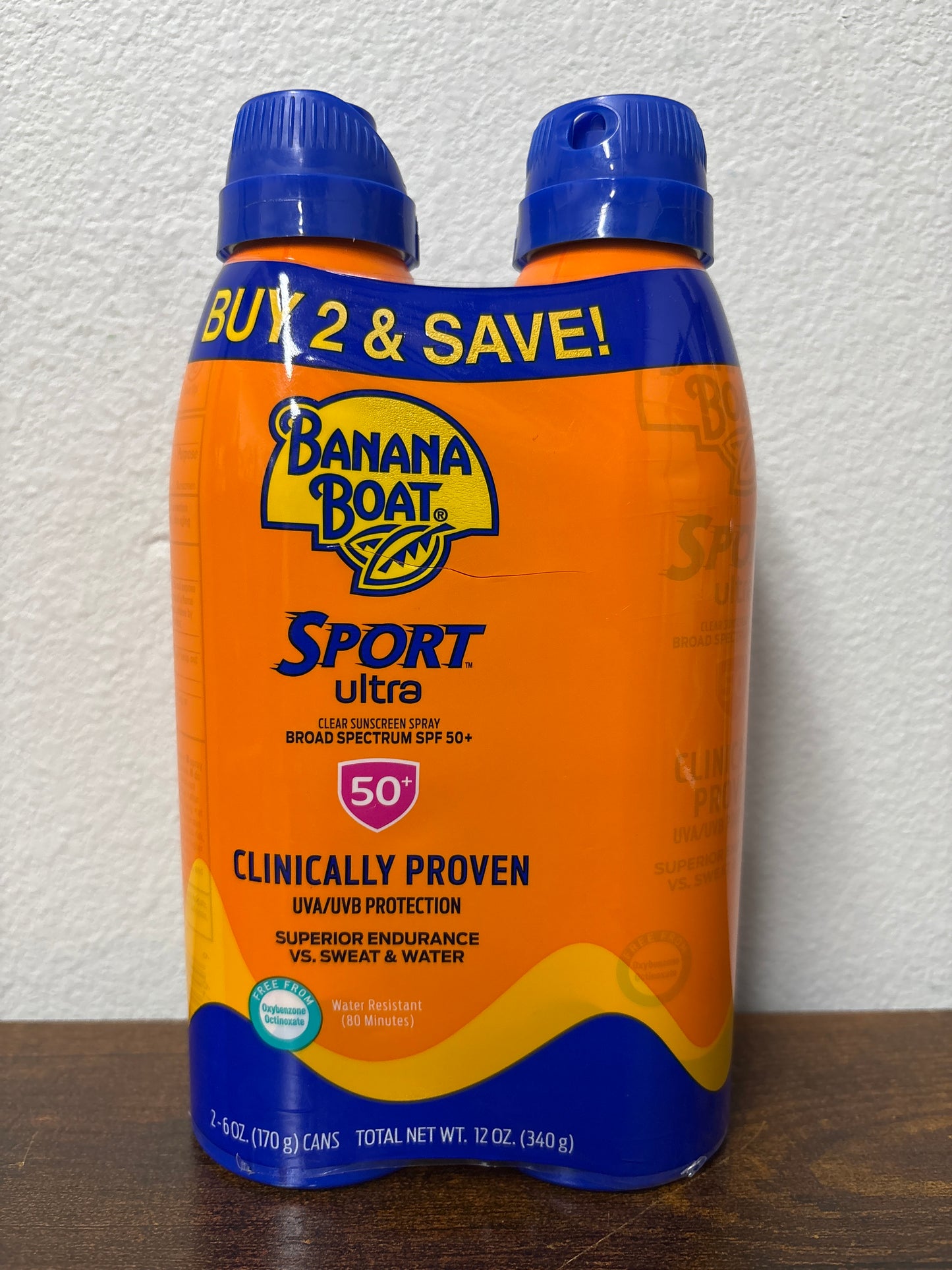 Banana boat sport ultra spray 2 pack 50 sunscreen