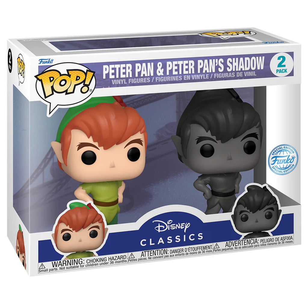 Funko Disneyland 65th Anniversary POP! Disney Peter Pan & Peter Pan's Shadow