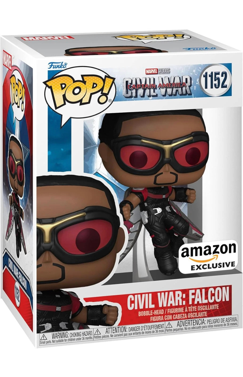 Funko Pop! Vinyl: Marvel - Civil War: Falcon - Amazon (Exclusive) #1152