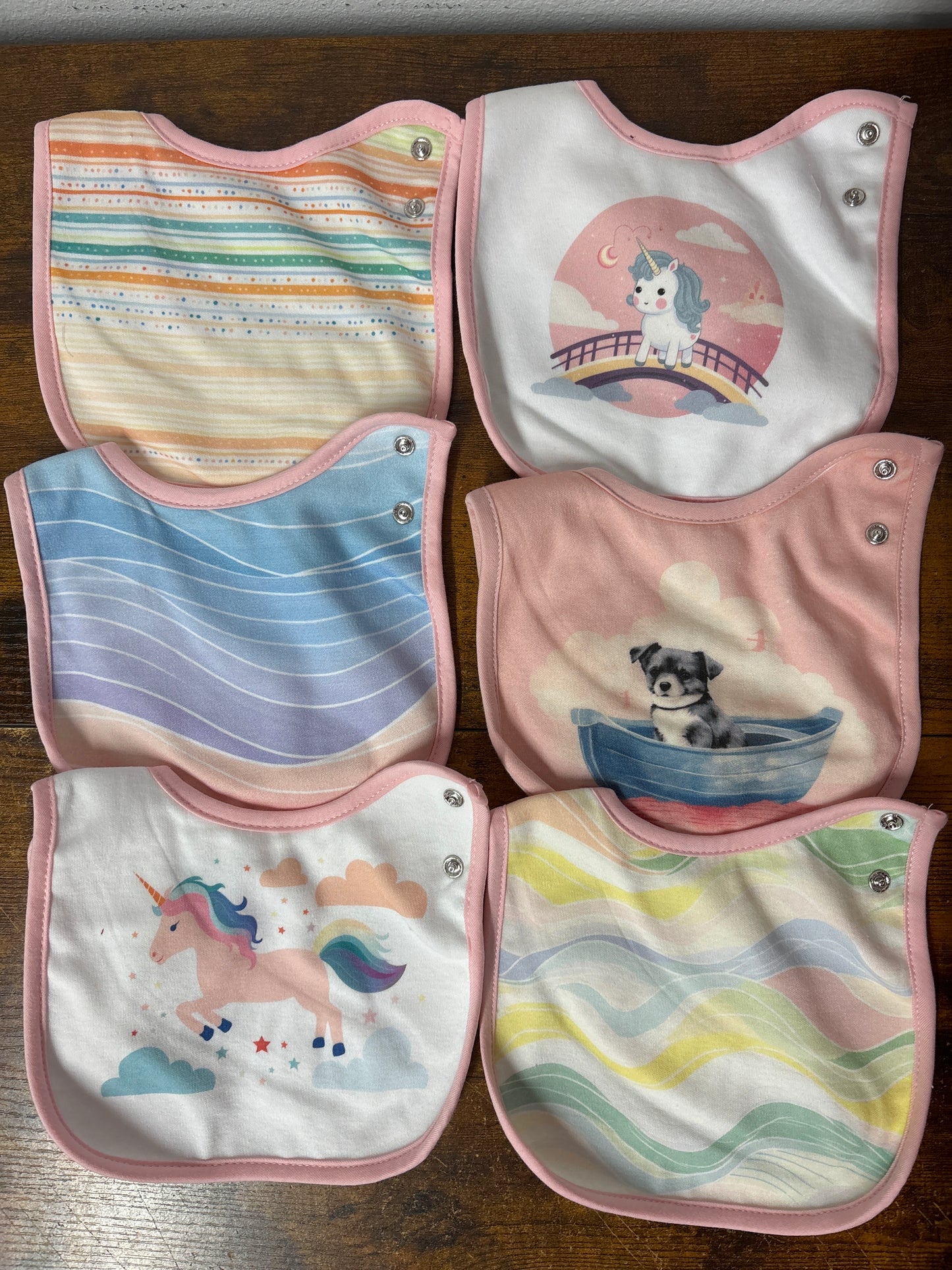 Kit babador baby 6 peças