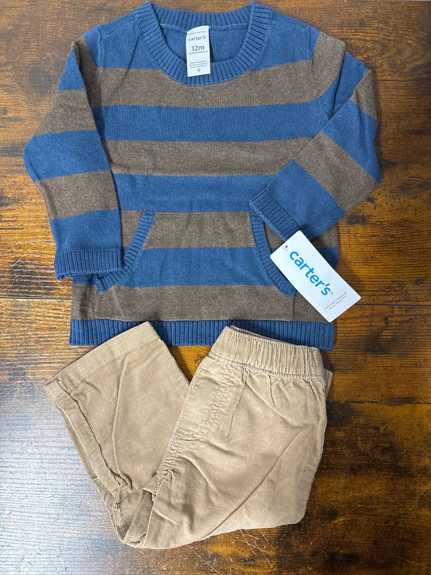 Carter’s set tam 12 meses 2pcs