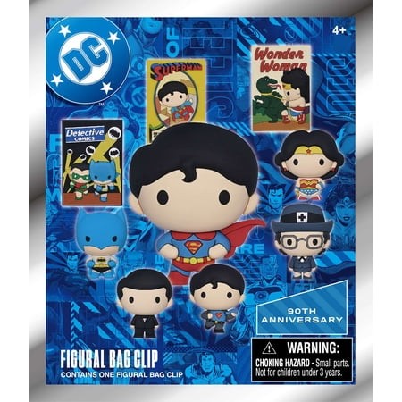 DC Comics 3D Figural Foam Bag Clip Mystery Pack