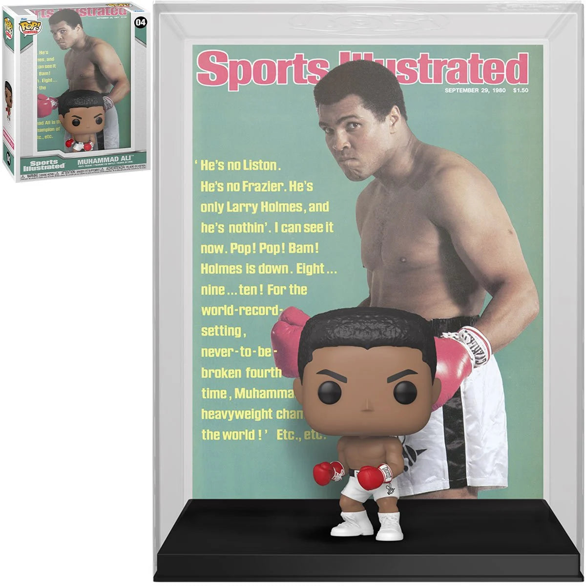 Sports Illustrated Boxing Muhammad Ali Funko Pop! Cover Figure #04 with Case