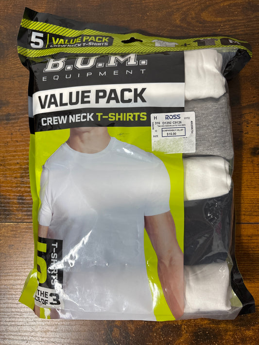 BUM Pack 5 pcs t-shirt tam M