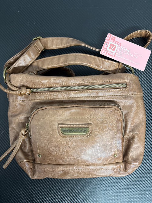 Stone Mountain USA crossbody brown bag