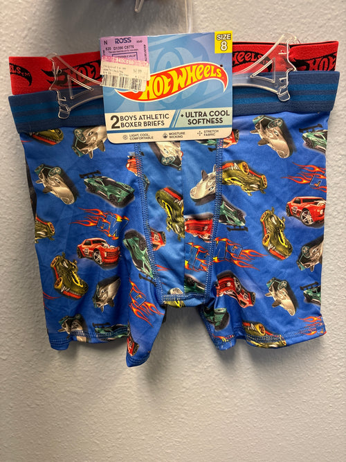 Cueca infantil TAM 8 - Boxer hotwheels