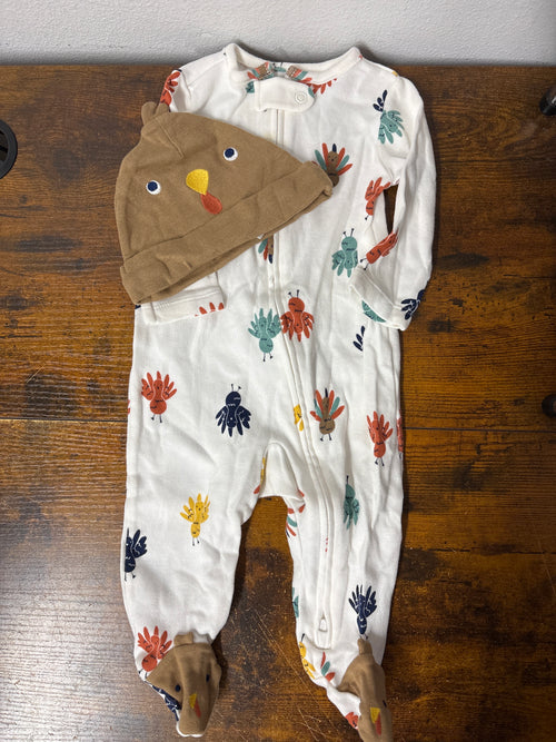 Carter’s macacão turkey tam 6 meses