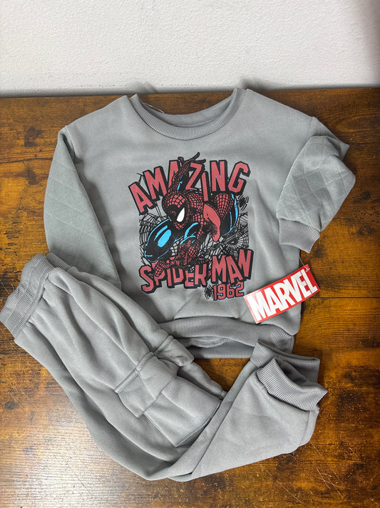Marvel amazing Superman tam  3 anos 2 peças calça e moletom