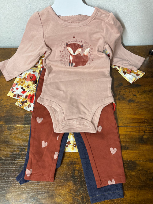 Pack 4pcs Carter’s tam 9/12 meses