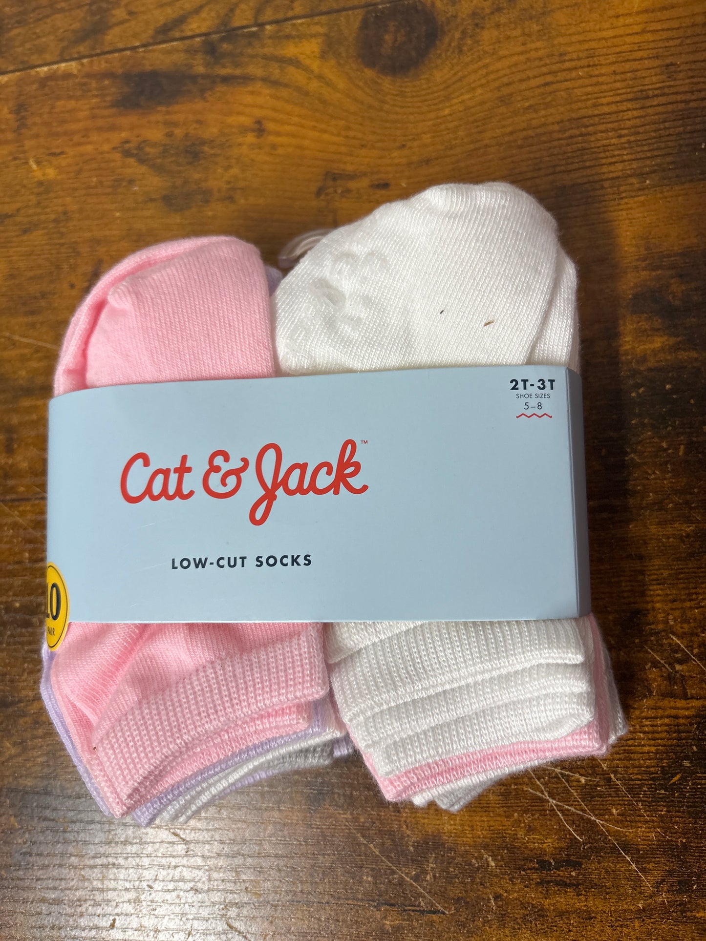 Cat e Jack kit meias 2-3 anos