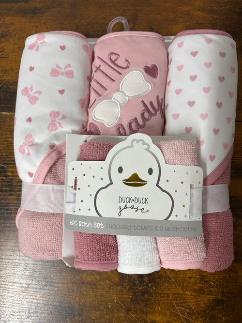 Duck duck goose set towels 6pcs