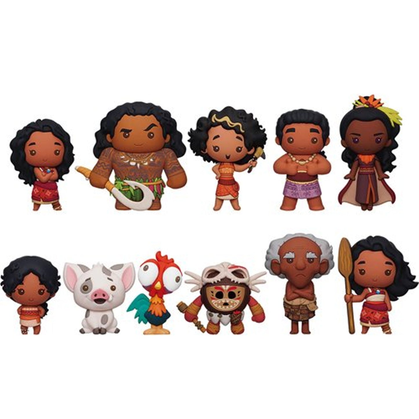 Monogram Disney Moana 3D Foam Bag Clip Mystery Pack