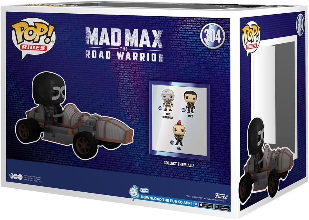 Funko Pop! Ride Super Deluxe: WB 100 - Mad Max 2: The Road Warrior, Lone Wolf