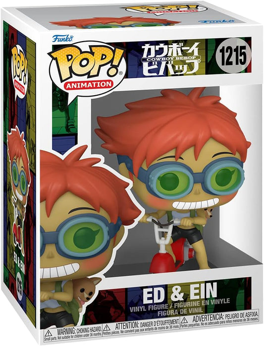 Funko Pop! Animation: Cowboy Bebop - Edward on Scooter with EIN