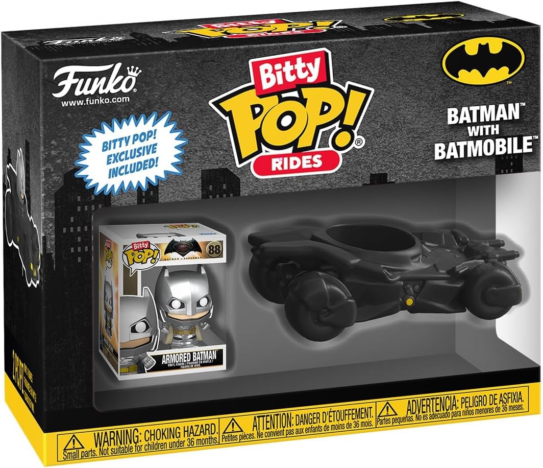 Funko Pop! Bitty Ride: DC - Batman with Bat Mobile