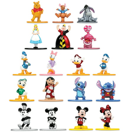 Jada Toys Disney Die-Cast Collectible Figures 1.65" Pack of 18