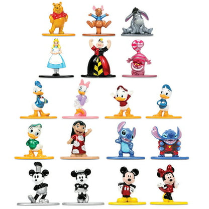Jada Toys Disney Die-Cast Collectible Figures 1.65" Pack of 18