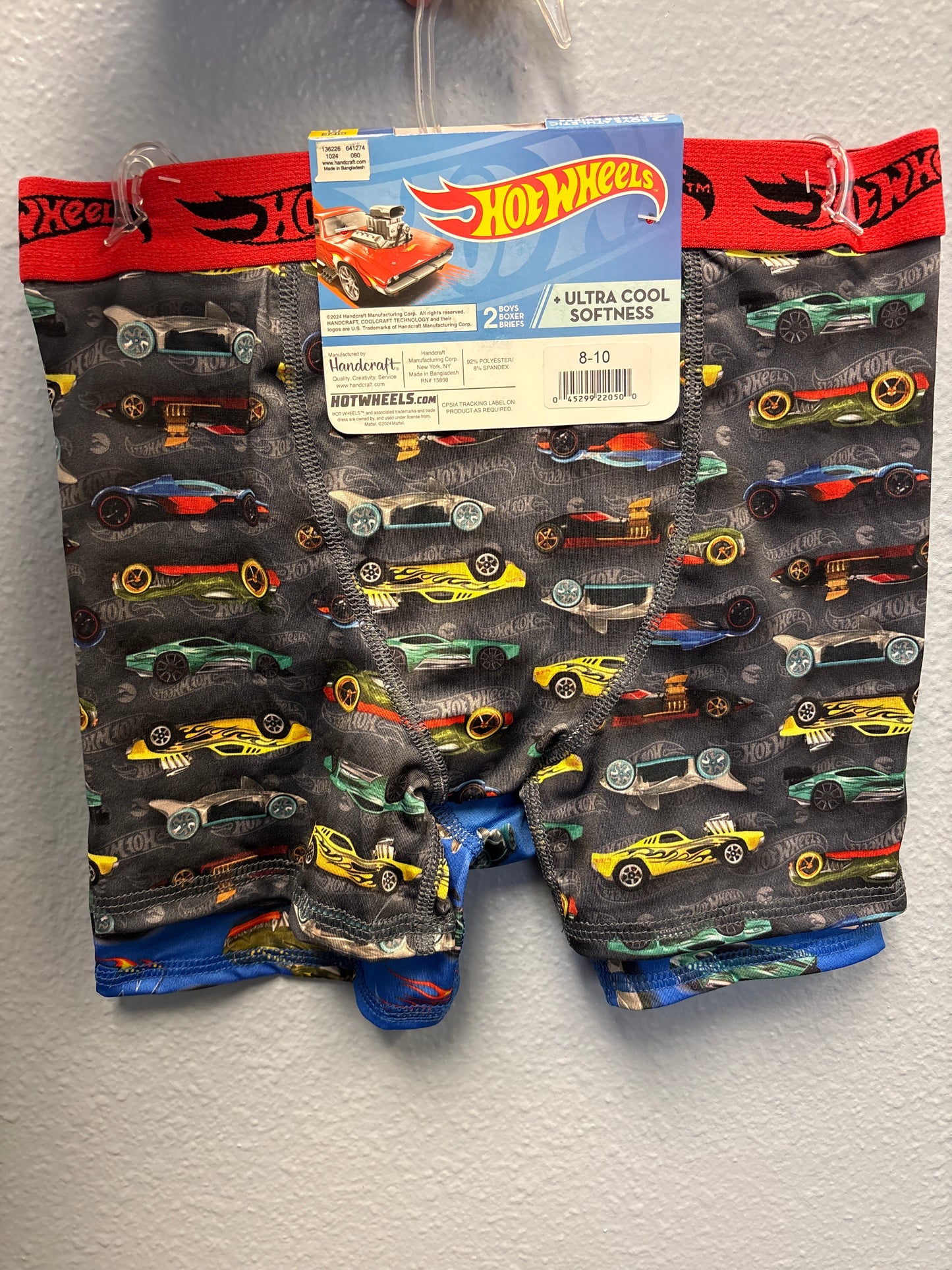 Cueca infantil TAM 8 - Boxer hotwheels