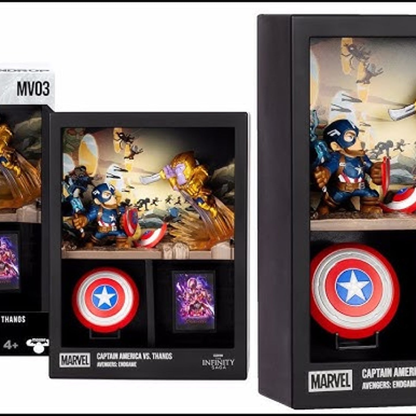 Fandrop Marvel Captain America Vs Thanos Figure 2 Pack