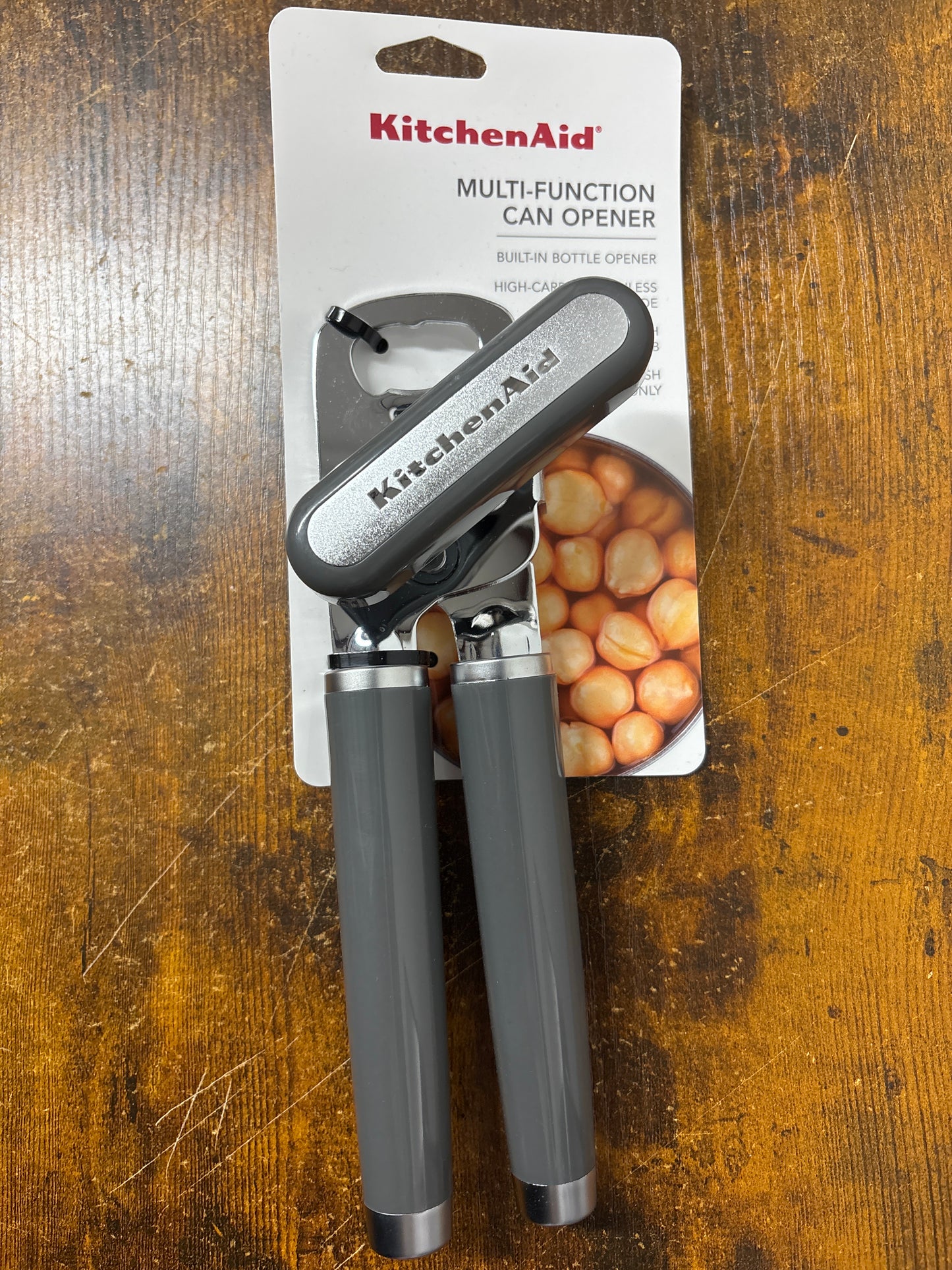 Kitchen aid multi- function can opener