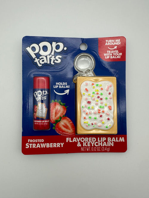 Pop.Tarts Morango Lip Balm e Chaveiro