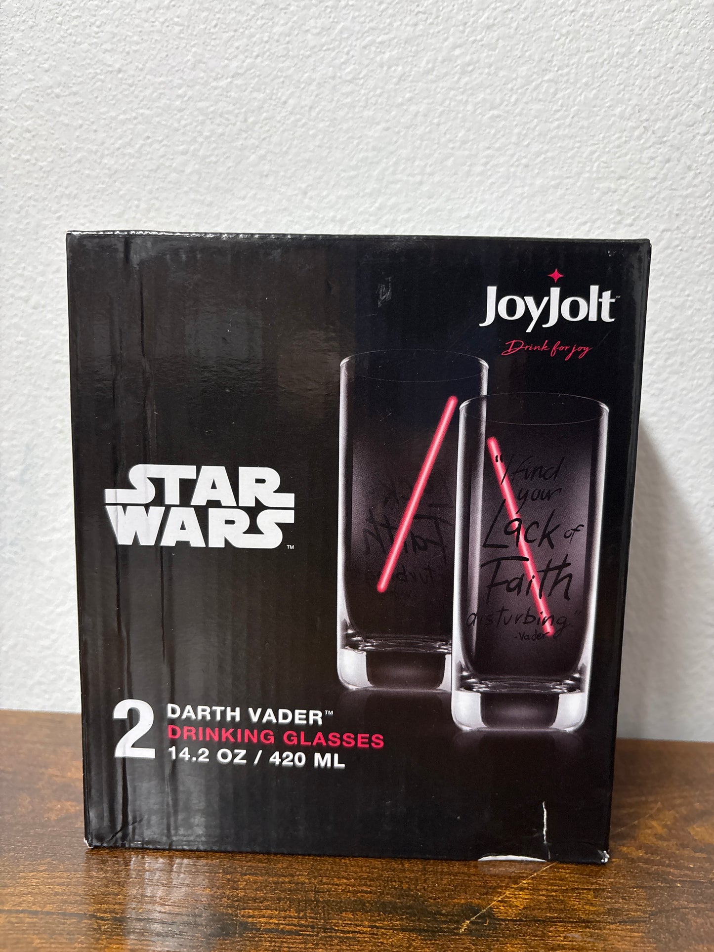 Star wars 2 drinking glasses