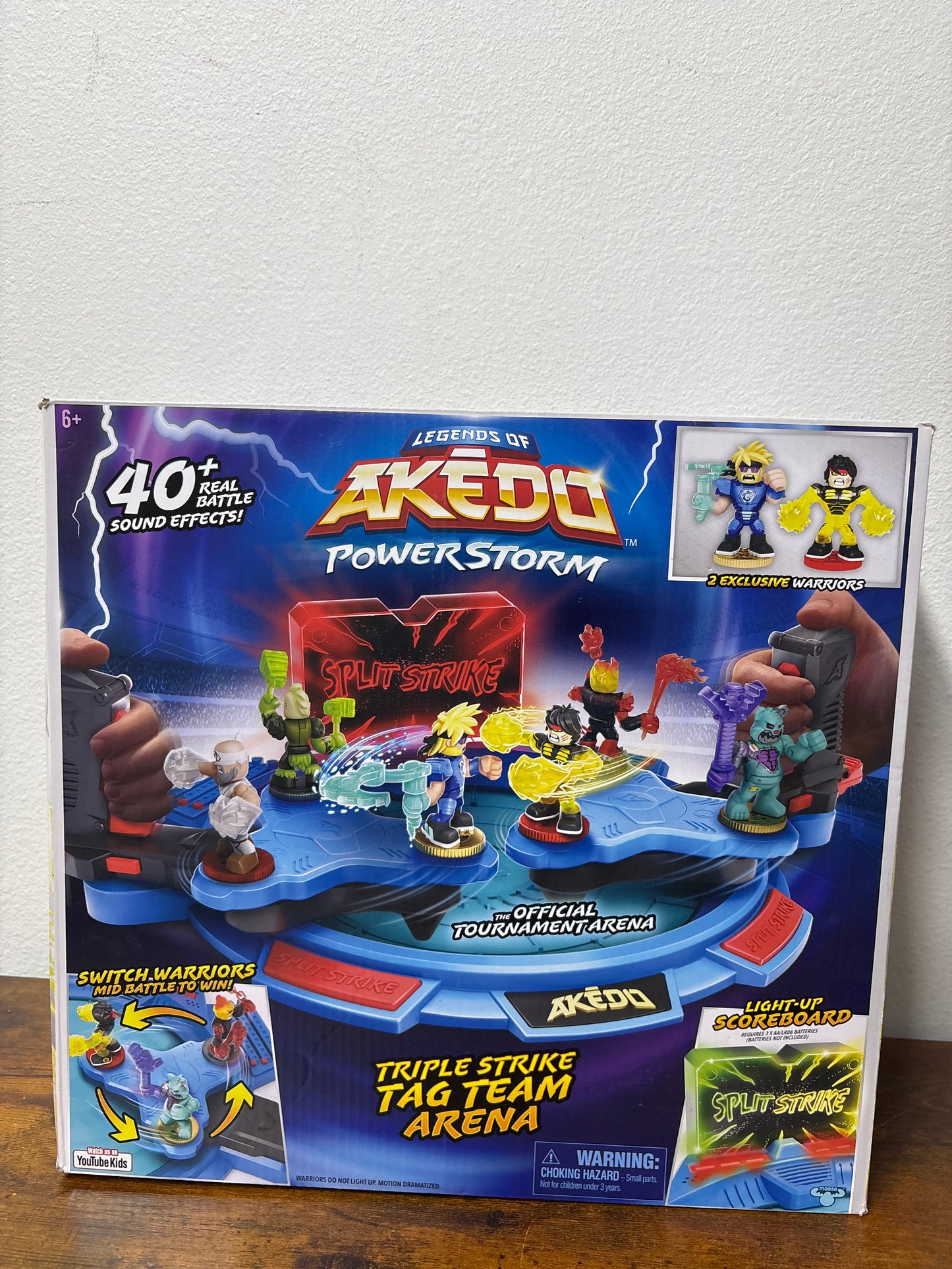 Akedo power storm triple strike tag team arena