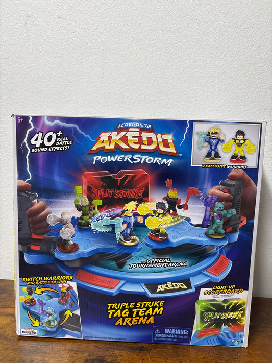 Akedo power storm triple strike tag team arena