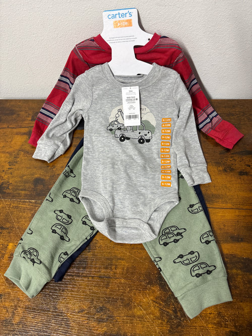 Pack Carter’s tam 9/12 meses 4pcs