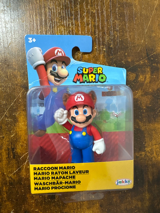 Super Mario raccoon Mario figure