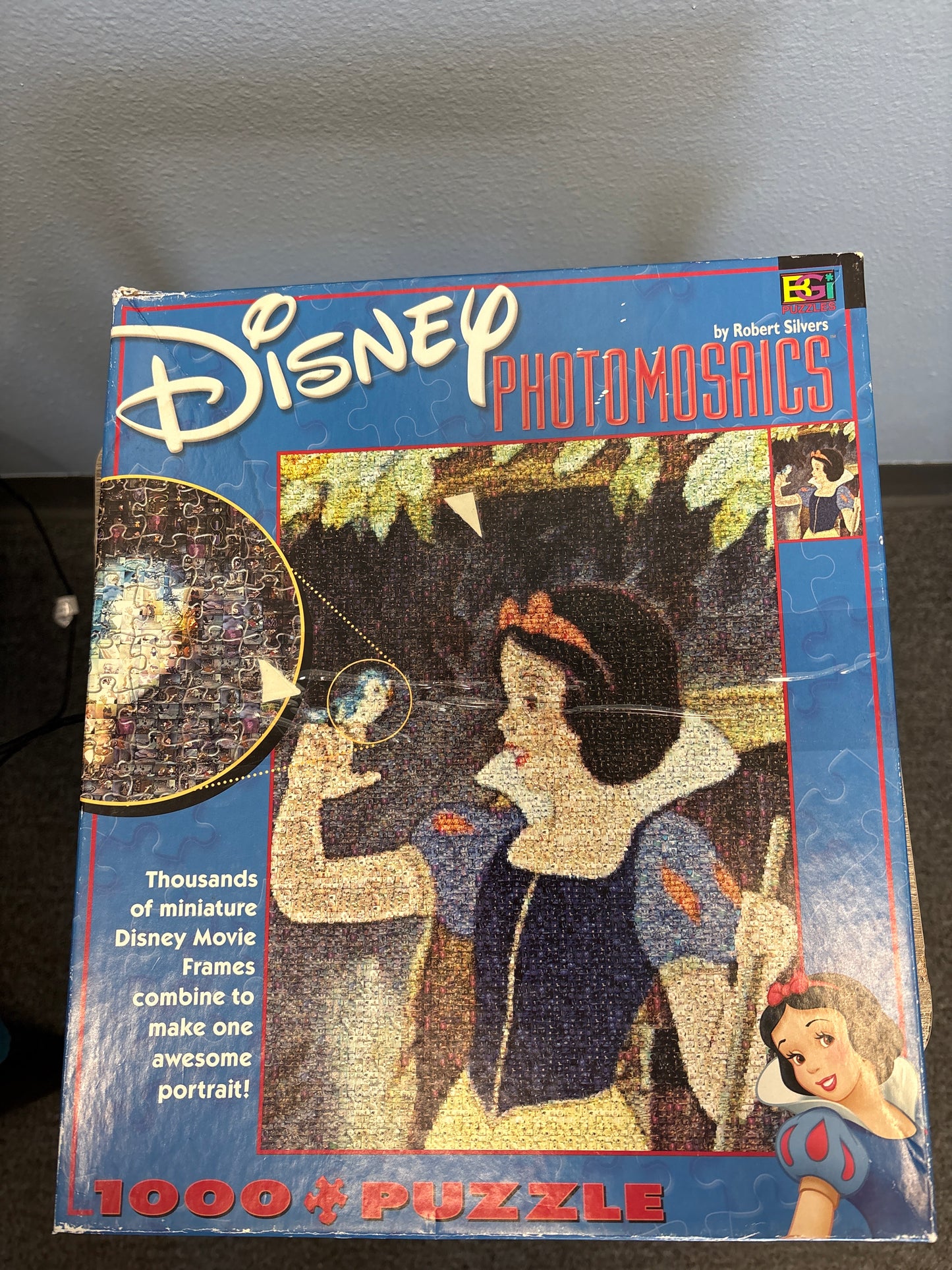 Disney photomosaics snow white puzzle 1000pcs - used