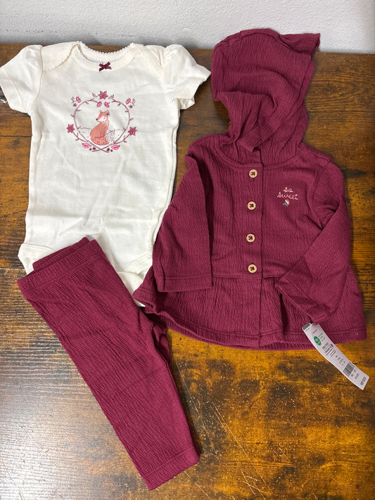 3 pack Carter’s tam 3 meses