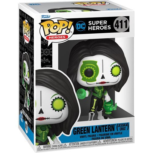 DC Heroes Pop! Vinyl Figure Dia de Los DC Green Lantern (Jessica Cruz) 411