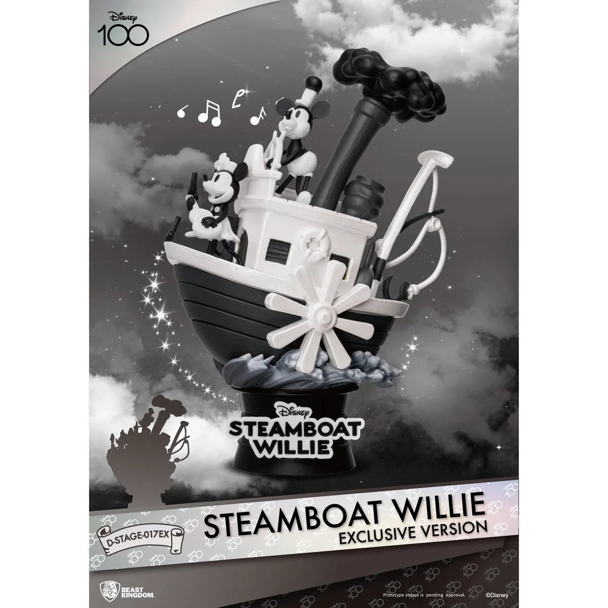 Steamboat Willie Mickey Mouse DS-017EX D-Stage Exclusive Version Statue