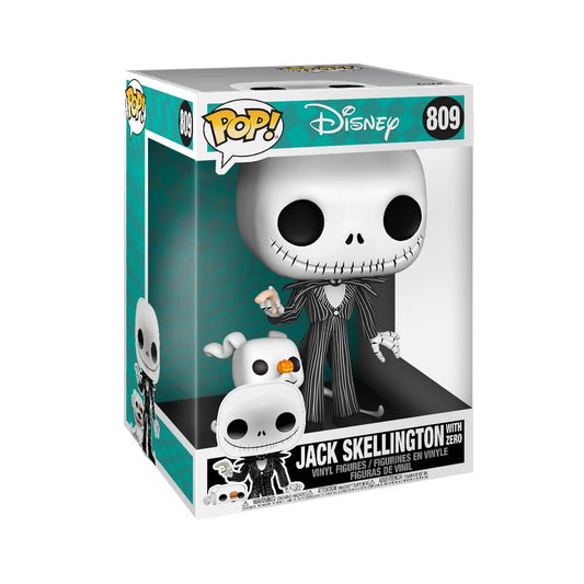 The Nightmare Before Christmas Jack Skellington with Zero 10-Inch Funko Pop! Vinyl Figure #809