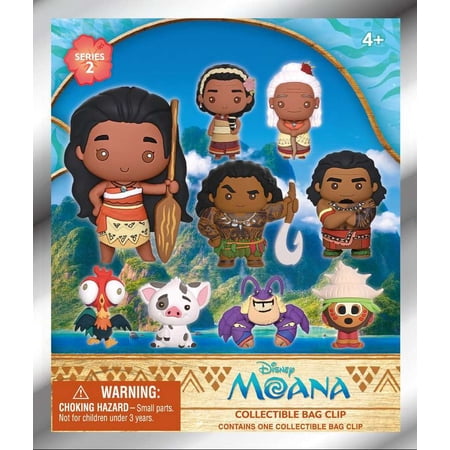 Monogram Disney Moana 3D Foam Bag Clip Mystery Pack