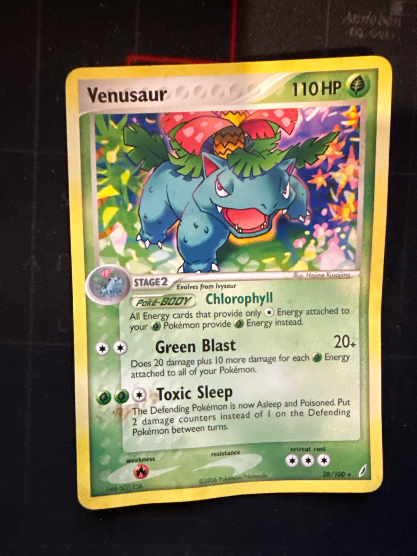 Venusaur Pokémon Card 2006